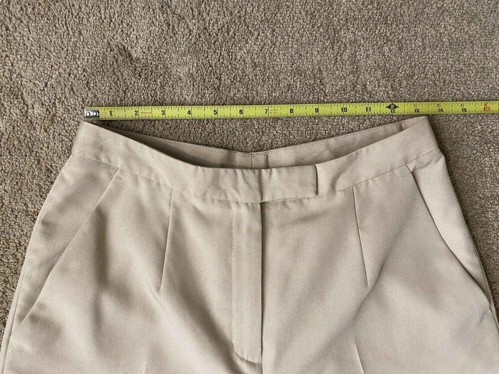 Liz Claiborne LizSport Hi Rise Vintage 90’s Beige Trousers Women’s Size 8 - Picture 3 of 13